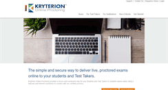 Desktop Screenshot of onlineproctoring.com