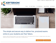 Tablet Screenshot of onlineproctoring.com